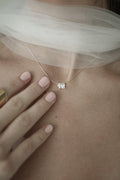 Bezel Duo Pendant Necklace