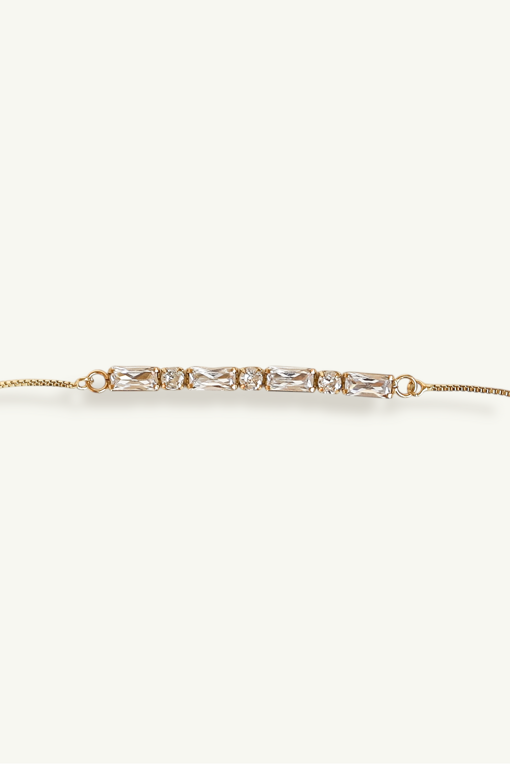 Baguette Gold Bolo Bracelet