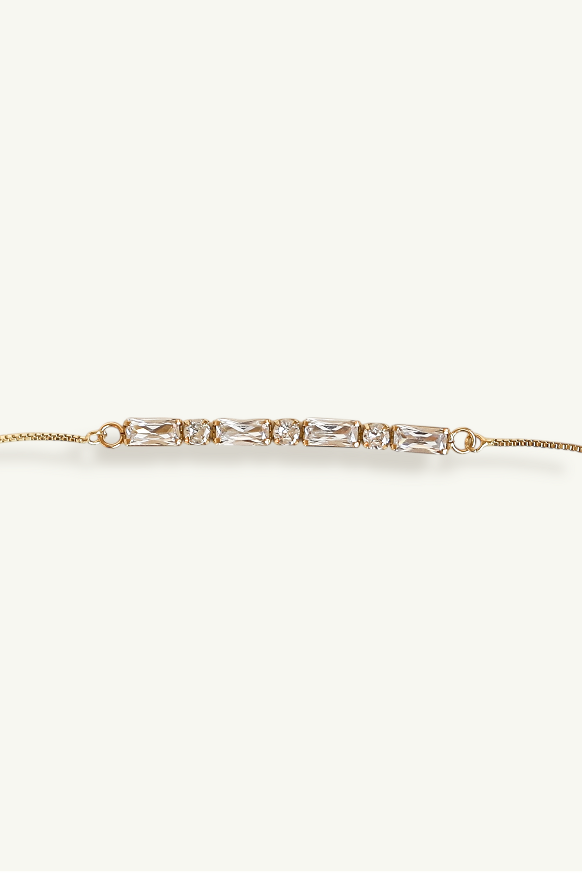 Baguette Gold Bolo Bracelet
