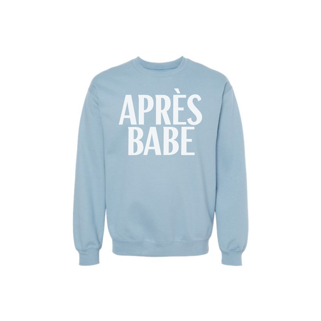 Après Babe Sweatshirt – Ski Bachelorette Party Crewneck